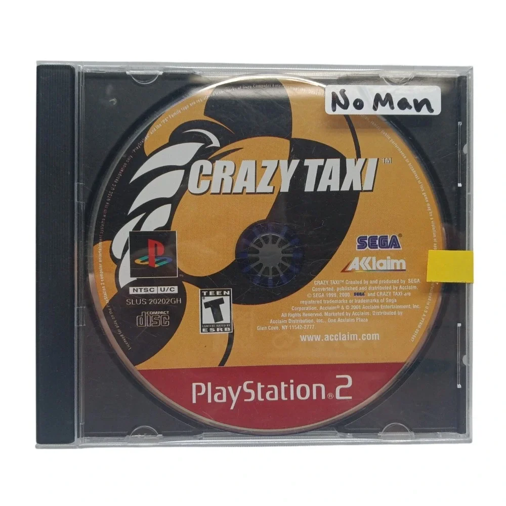 Crazy Taxi -- Greatest Hits (Sony PlayStation 2, 2002) Clean CD Only, No‎ manual